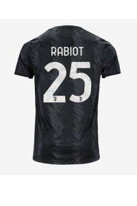 Juventus Adrien Rabiot #25 Fotballdrakt Borte Klær 2022-23 Korte ermer